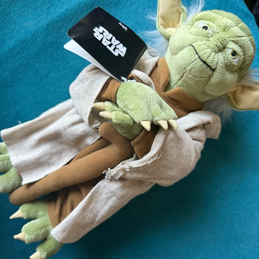 takara tomy arts yoda plush 14" star wars nwt